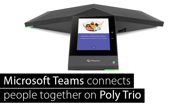 Microsoft Teams in Poly Trio